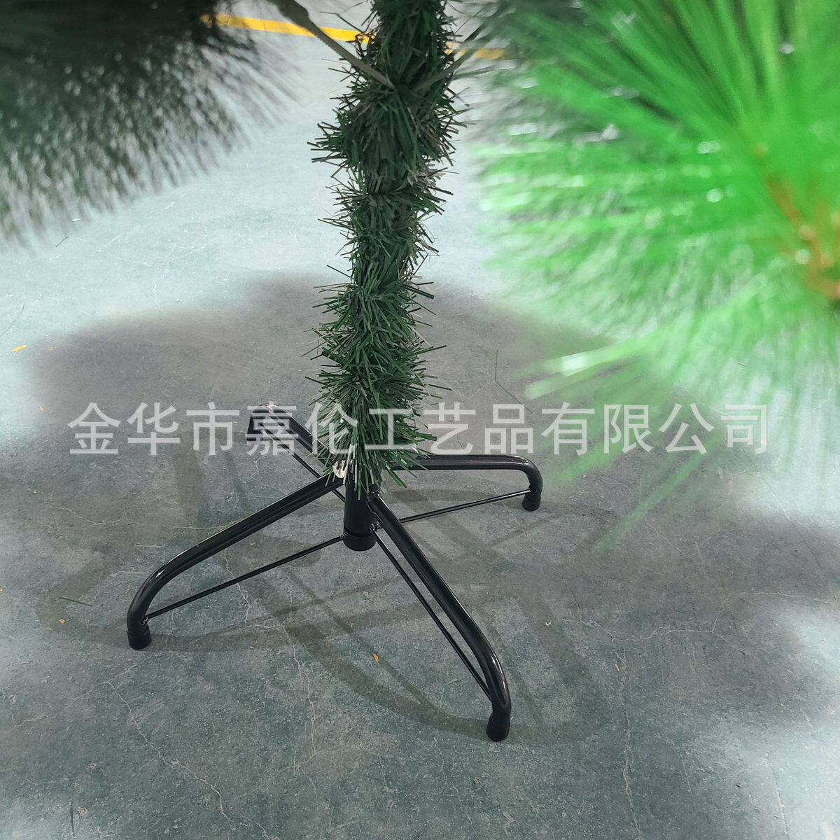 150cm双色直供头松针树工厂嫩加密圣诞树商场圣诞节装饰仿真树