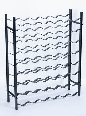 五层不锈钢红酒置物架客厅红酒架葡萄酒展示架现代轻奢简约酒架