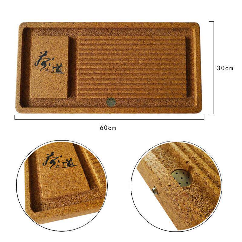 模压软木产品生产整块软木茶盘碳化大颗粒软木工艺品
