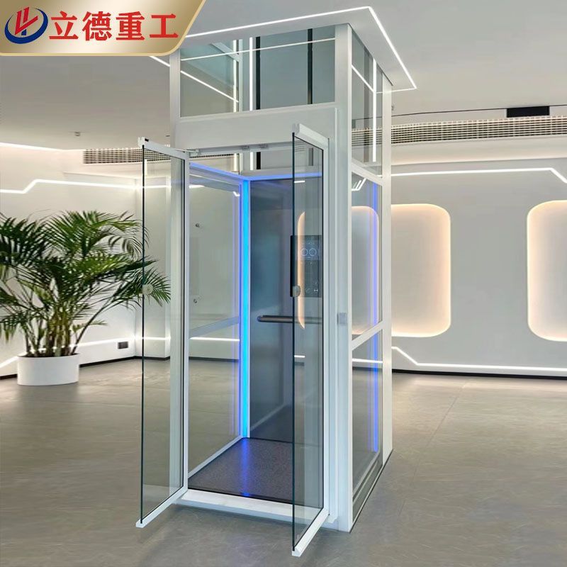 家用电梯二三四五层室内小型液压曳引自建房别墅观光阁楼简易电梯