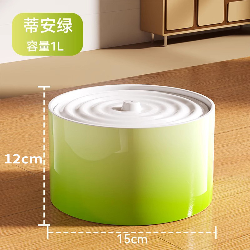 猫咪饮水机自动流动活水宠物自动陶瓷猫咪恒温循环水无线饮水机