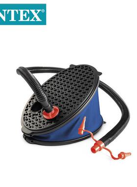 INTEX69611脚踏气泵脚踩式充气泵3L可快速充放气打气筒中号脚踏泵