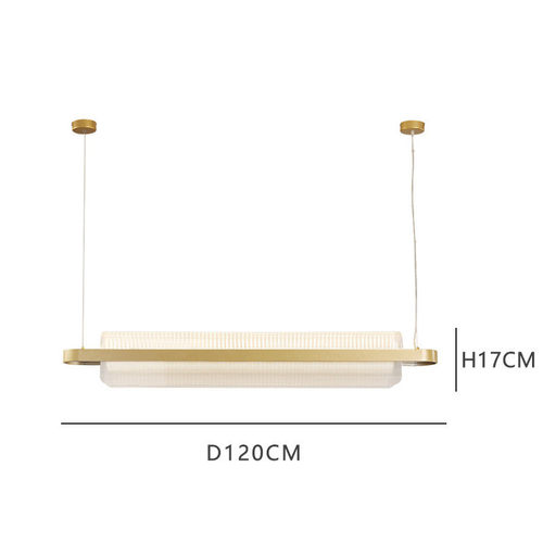 现代简约轻奢餐厅办公桌吊灯美式北欧创意吧台设计师长条led吊灯