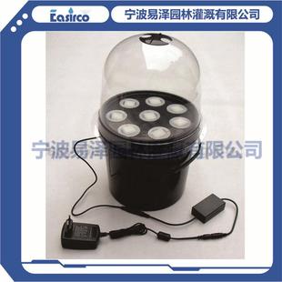 8孔5l圆桶雾培育苗箱阳台种菜水培箱设备无土栽培种植箱