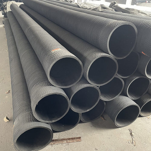 热销黑色橡胶缠绕钢丝管水泵配套橡胶管编织泥浆钢丝缠绕输送油管