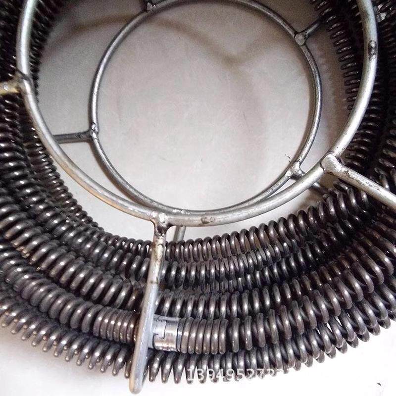 管道疏通器加粗通下水道工具16mm加密家用电动疏通机16专业弹簧