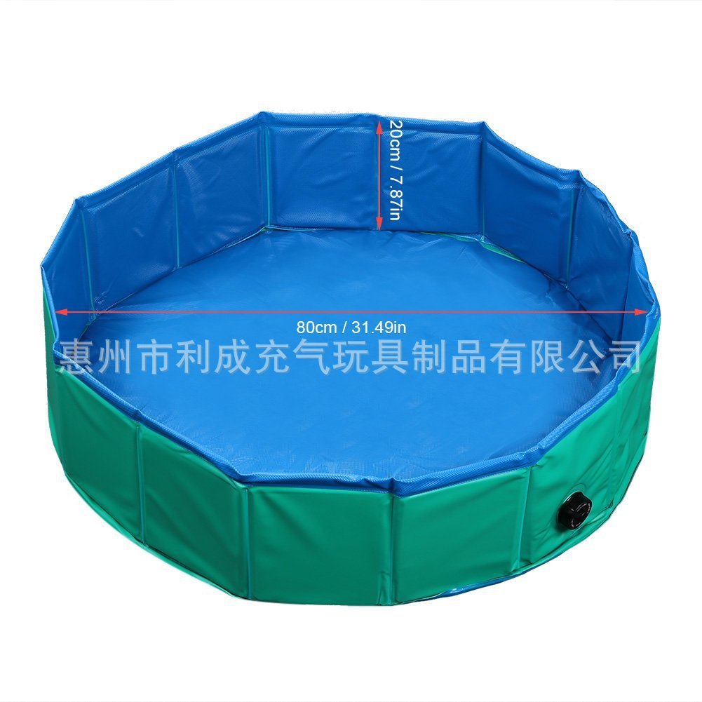 利成工厂供应折叠狗狗水池洗澡盆金毛泰迪宠物泡澡宠物戏水池