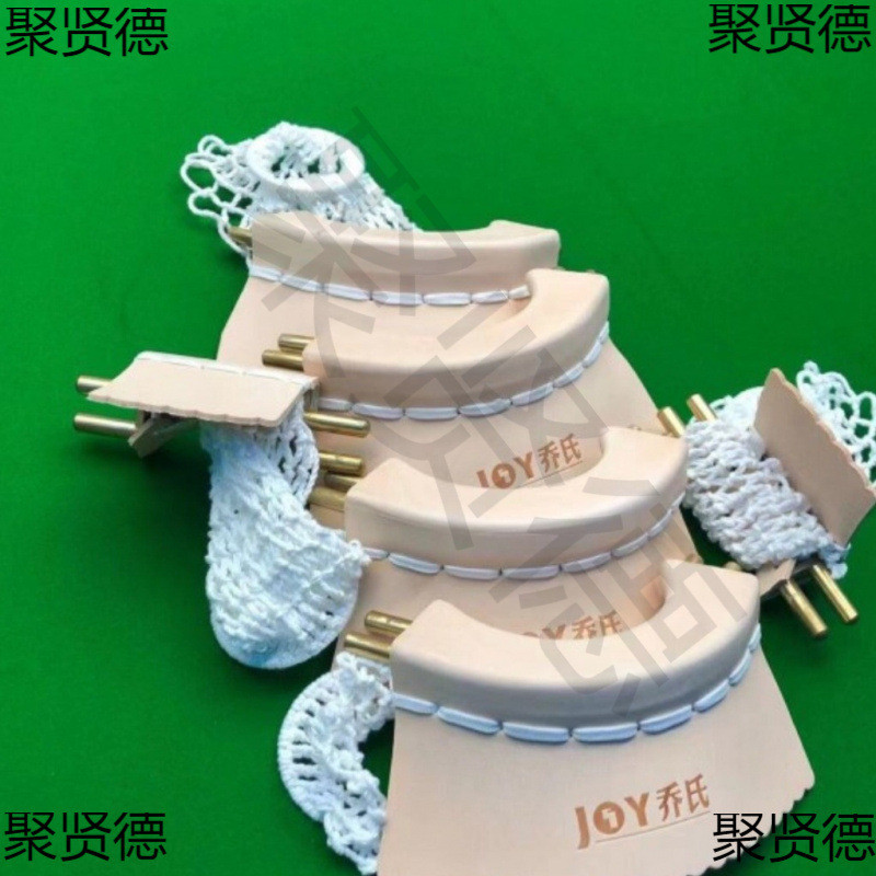 乔氏皮口袋口铜口乔氏金腿银腿网兜星牌插板台球桌机械模压可