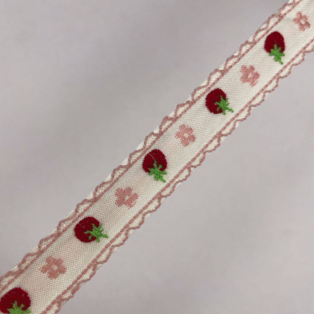 现货批发新款民族风织带绣花小碎花花边彩带涤纶辅料手工diy服装