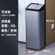 不锈钢垃圾桶带烟灰缸商用大容量户外酒店大堂立式 电梯口走廊摇盖