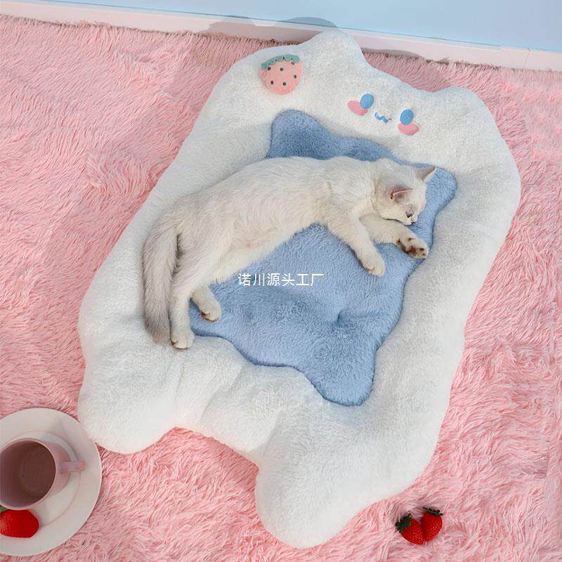 宠物窝垫布猫咪保暖床猫睡觉用秋冬垫平台笼子狗狗用中小包邮