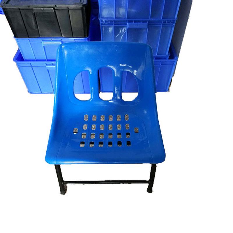 供应防静电塑料椅防静电椅子钢塑椅子车间流水线靠背工作椅四脚凳