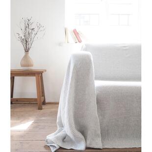 厂家定制纯亚麻外贸出口面料沙发罩北欧简约风布艺沙发巾批发