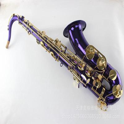 麦格维特乐器MTS-270降B次中音萨克斯风乐器表面紫漆金键