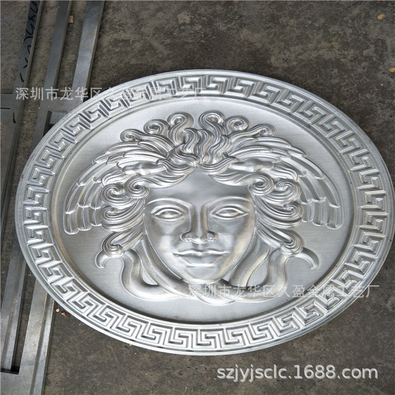 铝板雕花铝板大型浮雕加工雕刻壁画仿古铜牌文字做旧