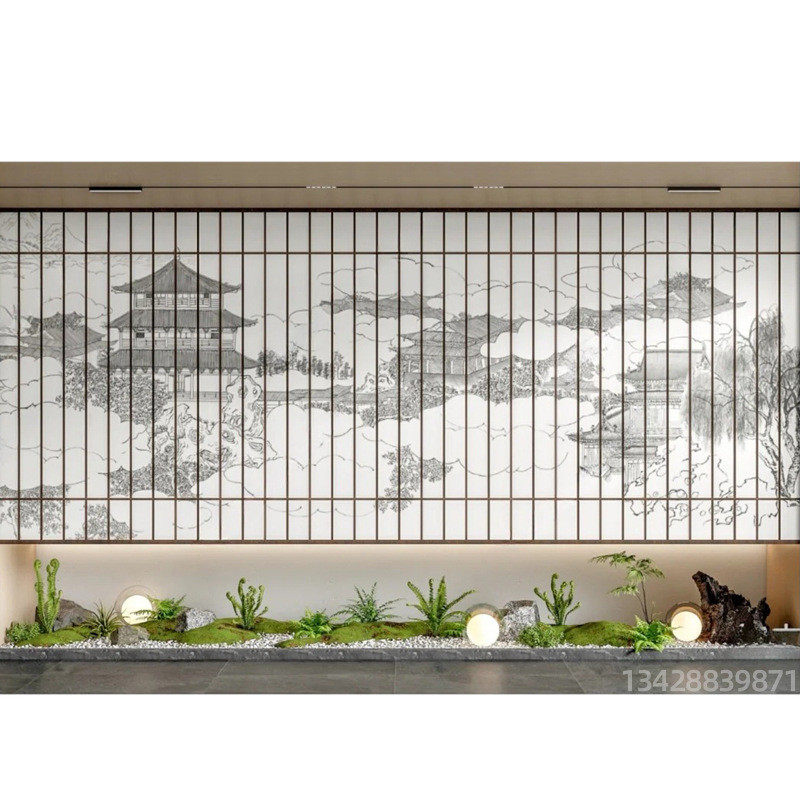 仿真假绿植蕨类造景室内楼梯下景观人造植物盆栽橱窗装饰假树摆件
