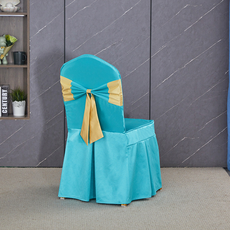 zb6m餐厅餐桌酒店专用椅套批发饭店座椅凳子椅子套加厚宴会蝴蝶结