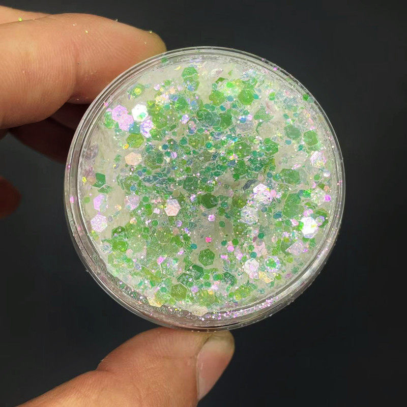 混合金葱粉闪粉美甲七彩粉亮片滴胶美甲鱼粉金光紫光人粉