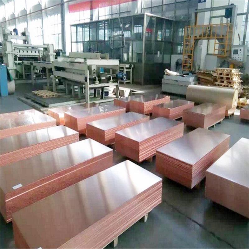 t2铜板135*175铜块铜块加厚紫铜板2*1200*2500铜门板锻打红