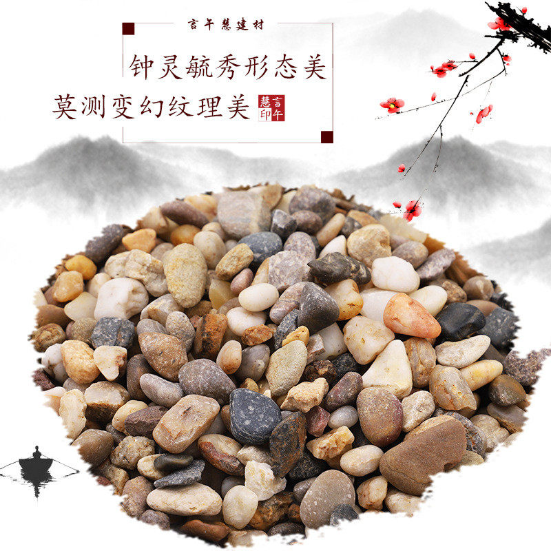 地暖豆石滤料石水洗石垫底汗蒸鹅卵石鱼缸耐高温盆栽铺面小石子