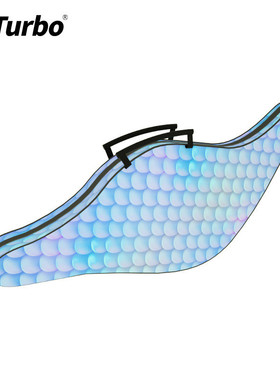 脚蹼hiturbo美人鱼潜水新款包单肩自由户外沙滩便携海泰博