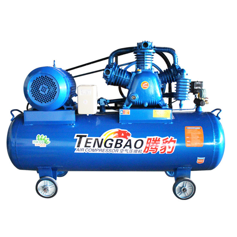 热销活塞式空压机工业型打气泵220V/380V汽修空气压缩机7.5KW气泵