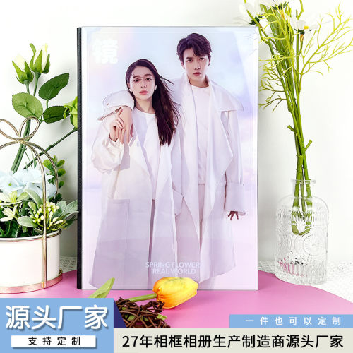 水晶相册制作高端影楼结婚纪念册婚礼写真影集婚庆全书覆膜防水
