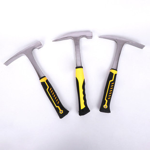 连体尖尾地质锤地矿勘查锤鸭嘴锤检查勘探工具箭头锤考古锤厂家