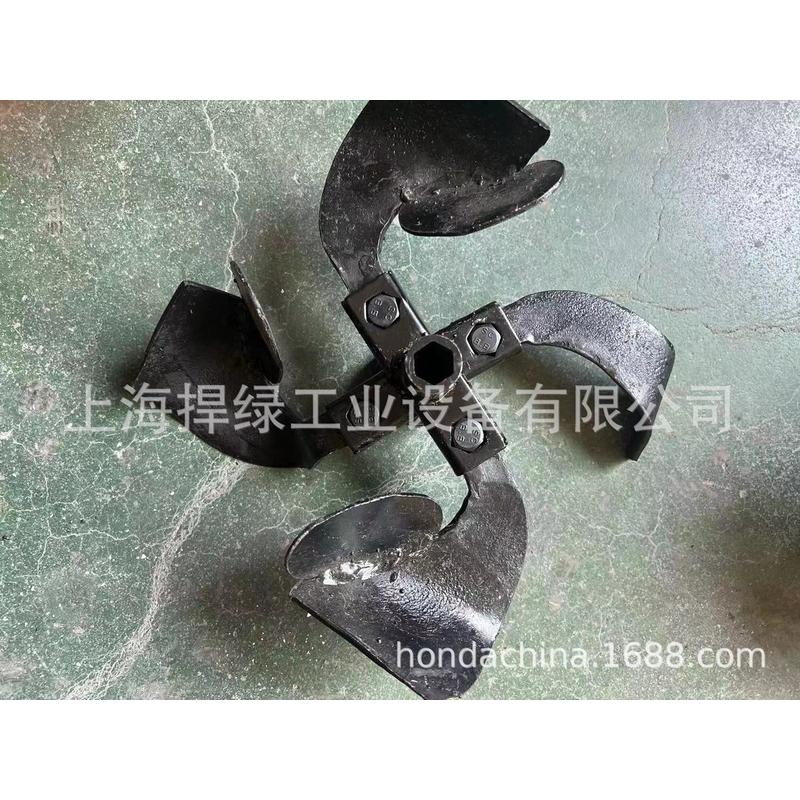 热销坦小微耕机松土轮开沟轮锄草轮犁耙行走轮小型旋耕开沟农机配