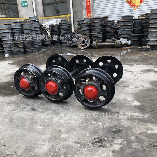 空心单边轮矿用实心铸钢矿车轮翻斗式轨道轮防尘闭式矿车轮厂