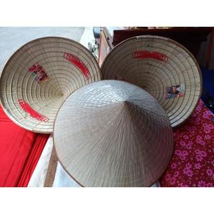 白叶花底优质越南帽 越南竹笠帽 笠帽 尖顶斗笠竹笠帽斗笠竹帽子