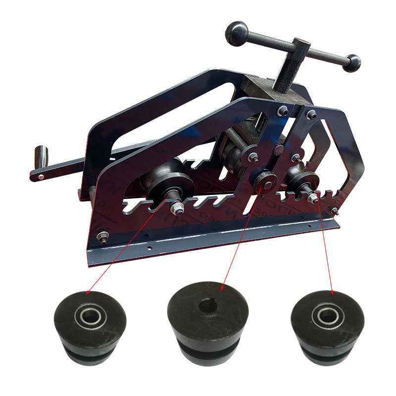 手动圆管弯曲机金属三辊折弯钢铜铝适用生产厂家品质出口可混批