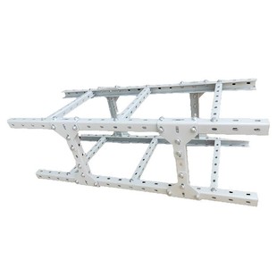 【加工布线】多孔u型钢走线桥架机房定制双层梯式走线架