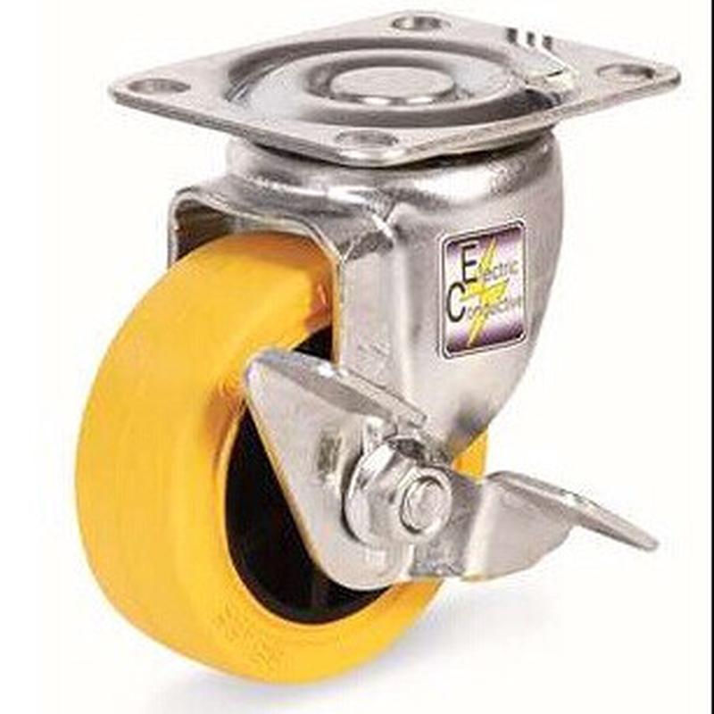 热销南星1303-1-t10-ee 3寸导电轮活动 安装高度93  载重60kg脚轮