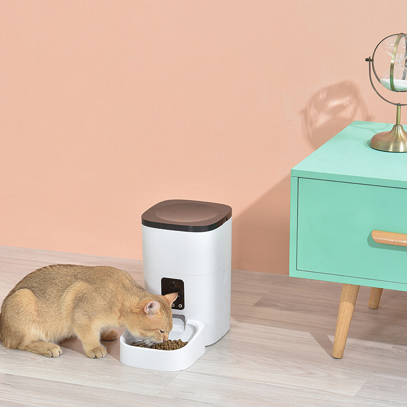 嘟嘟新款4l宠物喂食器智能狗狗版猫咪按键定时定量投食器喂食器