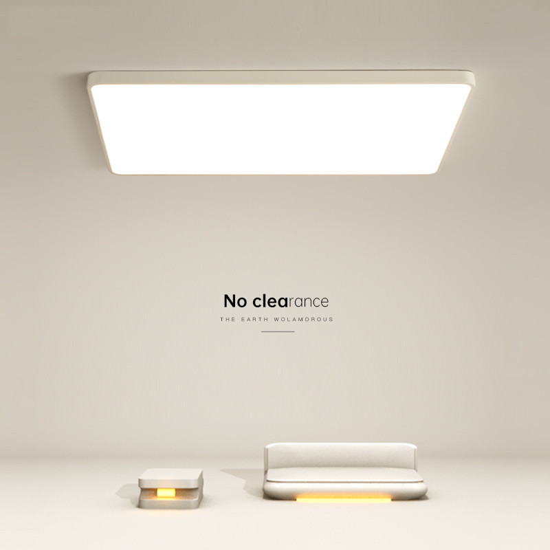 简约大气家用led吸顶灯现代北欧长方形灯具客厅灯餐厅书房卧室灯