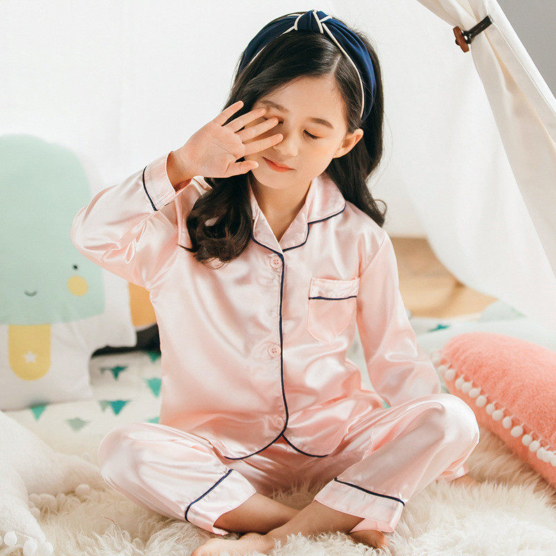 睡衣春秋薄款冰丝儿童夏季长袖男童宝宝空调服母女亲子家居服,童装/婴儿装/亲子装,家居服套装,淘宝优惠券,粉丝福利购,淘宝优惠卷