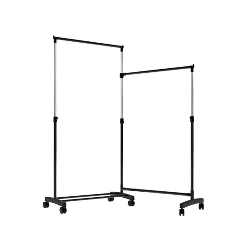 新款墙角衣帽架落地移动室内挂衣晾衣架落地折叠收纳架子多功能