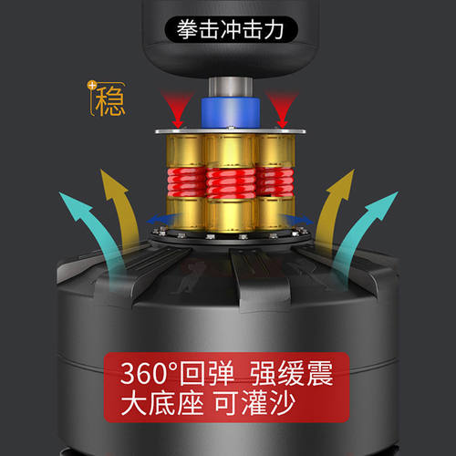 热销uip拳击速度球反应靶躲闪训练成人球家用解压不倒翁立式儿童