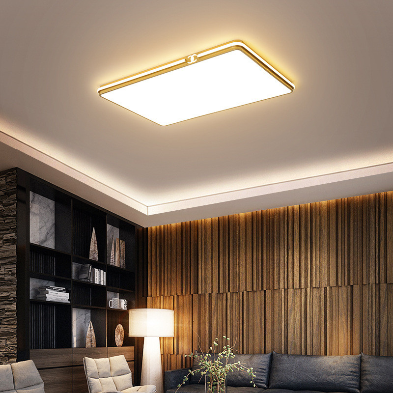 客厅灯 简单大方平板家用简约现代大气大灯长方形北欧led吸顶灯具