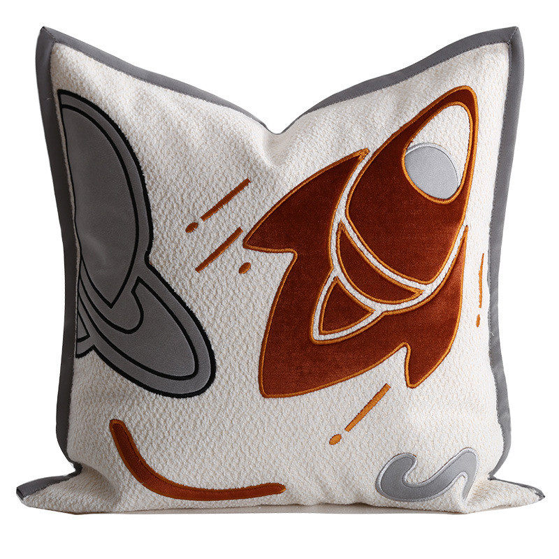 太空熊卡通风童房儿男孩样板房床品十一件套床笠式软装摆场可定制