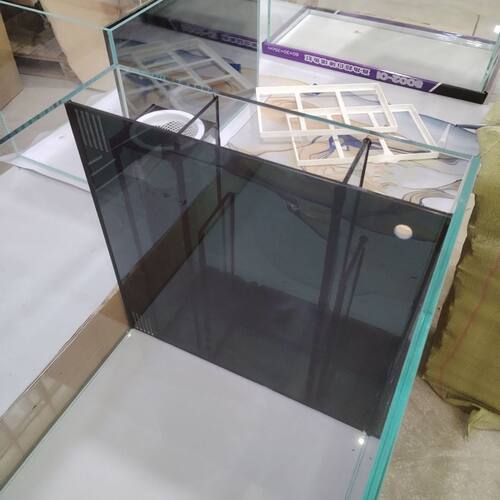 超白8mm过滤滤缸定制80*40*40玻璃鱼缸一体侧箱宽度可调安全加厚