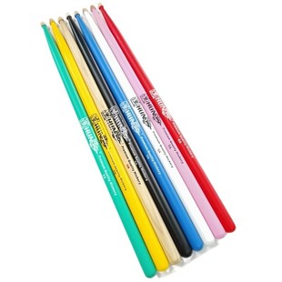 彩色牌鼓棒5a架子鼓槌5b胡桃木汉儿童hun汉旗打鼓棒鼓锤7a汉鼓棒