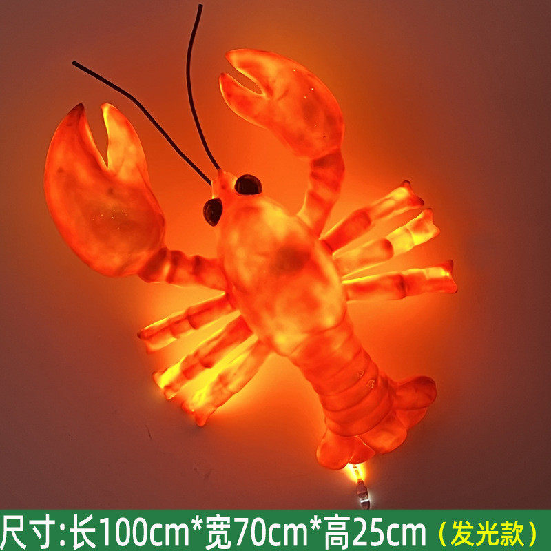 仿真面包动物灯雕塑烘焙店创意招牌门头发光烤串壁挂模型装饰摆件