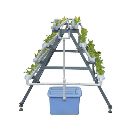 热销无土栽培设备管道家庭阳台架架室外120棵蔬菜金属水培种植种