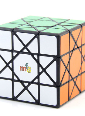 热销魔方吧太阳三阶黑色异形全功能魔方mf8suncube变形魔方6.6cm