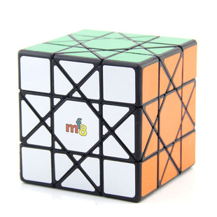 魔方吧太阳三阶黑色SunCube全功能魔方mf8异形变形魔方6.6cm