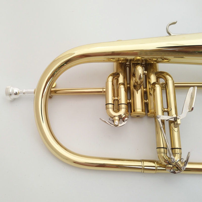 热销供应哈麦伦富降号鲁格b调富鲁格小号专业演奏初学乐器富鲁格