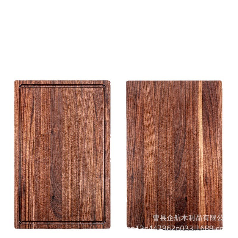 源头厂家高档简约北美黑胡桃实木菜板原色木质砧板板披萨面包板