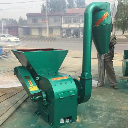 热销秸秆粉碎机鲁稻草圣养殖用打草面子机两相电粉草机